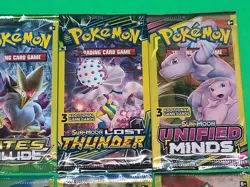 New Pokemon TCG Sun & Moon And XY 3 Card Booster Packs Assorted Lot X8 Sealed - Image 17