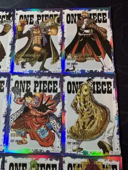 One Piece Set of 9 Collectible Character Anime SSR SR Magazine Cards CCG - Image 3