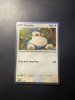 Pokemon TCG - Snorlax - 122 - SV: Scarlet & Violet Promo Cards - Cosmo Holo - NM - Image 3