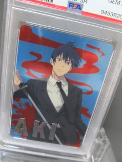 PSA 10| 2023 Forte Chainsaw Man Collectors Card AKI Super Rare Foil Stamping - Image 11