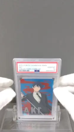 PSA 10| 2023 Forte Chainsaw Man Collectors Card AKI Super Rare Foil Stamping - Image 2