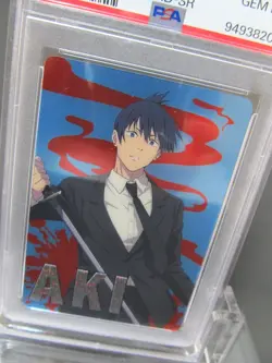 PSA 10| 2023 Forte Chainsaw Man Collectors Card AKI Super Rare Foil Stamping - Image 4
