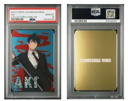PSA 10| 2023 Forte Chainsaw Man Collectors Card AKI Super Rare Foil Stamping - Image 7