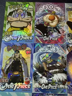 One Piece Set of 9 Collectible Character Anime SSR SR Cards CCG Boa Luffy - Image 8