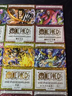 One Piece Set of 9 Collectible Character Anime SSR  SR Cards CCG Boa Luffy Shiny - Image 3