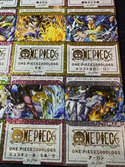 One Piece Set of 9 Collectible Character Anime SSR  SR Cards CCG Boa Luffy Shiny - Image 4