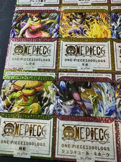 One Piece Set of 9 Collectible Character Anime SSR  SR Cards CCG Boa Luffy Shiny - Image 5