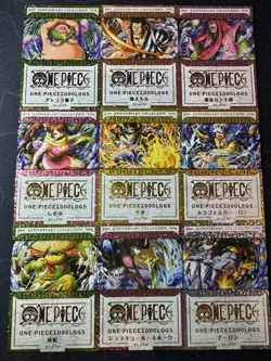 One Piece Set of 9 Collectible Character Anime SSR  SR Cards CCG Boa Luffy Shiny - Image 7