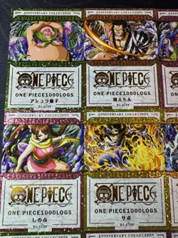 One Piece Set of 9 Collectible Character Anime SSR  SR Cards CCG Boa Luffy Shiny - Image 8