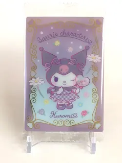 Kuromi Sanrio Characters Wafer Card #3 Bandai Sealed TCG Japanese - Image 1