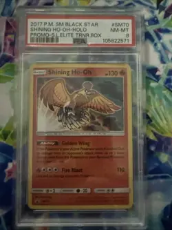 2017 Pokemon SM Black Star Shining Ho-Oh Holo #SM70 - Image 1