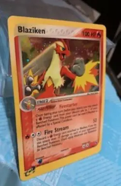 Pokémon TCG Blaziken EX Ruby and Sapphire  Holo Rare Card 3/109 2003 - Image 5