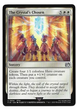 MTG The Crystal's Chosen Final Fantasy (FIN) Uncommon Magic Card #0014 Unplayed - Image 1