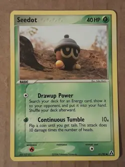 Pokemon Seedot 61/92 Ex Legend Maker NM-Mt See Pictures - Image 1