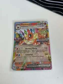 Pokemon Prismatic Evolutions - 014/131 Flareon ex - Surprise Box Promo - NM/M - Image 1