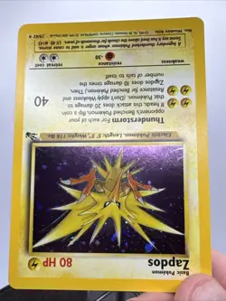 Zapdos 15/62 Fossil Thunderstorm Deck Exclusive Cosmos Holo Pokemon TCG LP / NM - Image 14