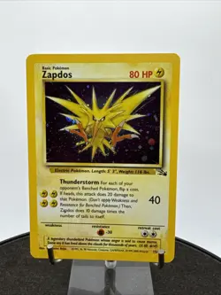 Zapdos 15/62 Fossil Thunderstorm Deck Exclusive Cosmos Holo Pokemon TCG LP / NM - Image 26