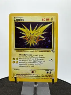 Zapdos 15/62 Fossil Thunderstorm Deck Exclusive Cosmos Holo Pokemon TCG LP / NM - Image 27
