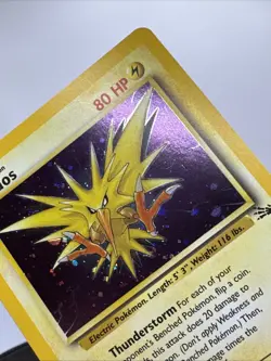 Zapdos 15/62 Fossil Thunderstorm Deck Exclusive Cosmos Holo Pokemon TCG LP / NM - Image 7