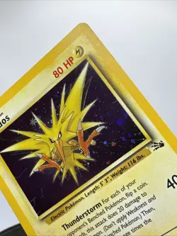 Zapdos 15/62 Fossil Thunderstorm Deck Exclusive Cosmos Holo Pokemon TCG LP / NM - Image 8