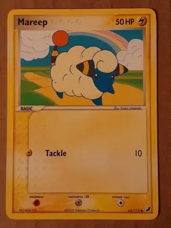 Pokemon Mareep 62/115 ex Unseen Forces NM-MT See Pictures - Image 1