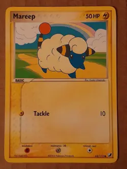 Pokemon Mareep 62/115 ex Unseen Forces NM-MT See Pictures - Image 3