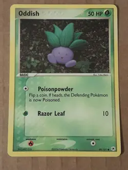 Pokemon Oddish 68/101 Hidden Legends NM-MT See Pictures - Image 3