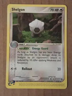 Pokemon Shelgon 41/97 Ex Dragon NM-Mint See Pictures - Image 1