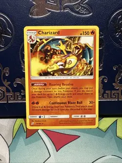 Charizard 14/181 - Pokemon Team Up Sun & Moon Non Holo NM - Image 1