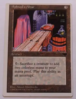 MTG English Magic Card Light Play ASHNOD'S ALTAR from Chronicles - Image 1