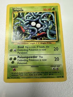 Pokémon TCG Tangela Base Set 66/102 Regular Unlimited Common - Image 11