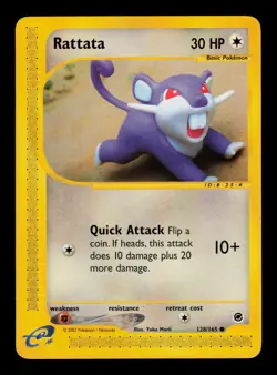 Rattata 128/165 - LP - Expedition Base Set, WOTC Pokemon - Image 6