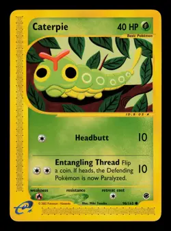 Caterpie 96/165 - NM - Expedition Base Set, WOTC Pokemon - Image 6