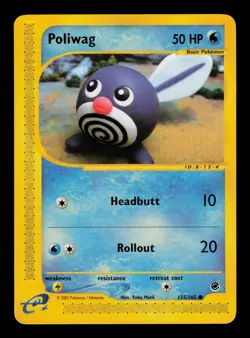 Poliwag 125/165 - MP - Expedition Base Set, WOTC Pokemon - Image 6