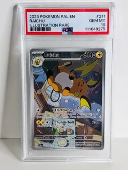 Pokémon TCG Raichu Scarlet & Violet - Paldea Evolved 211/193 GM MINT PSA 10 - Image 6