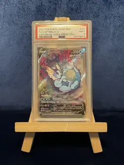 PSA 9 Pokemon Vaporeon V  Sword & Shield Holo Promo #SWSH181 2021 - Image 3