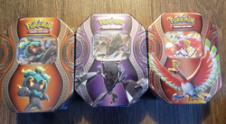 3 Tin Set Necrozma, Ho-Oh, Marshadow GX Mysterious Powers Sealed Pokemon TCG - Image 4
