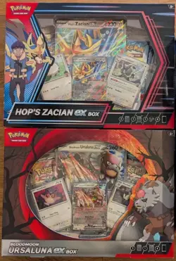 Pokémon TCG:  Hop's Zacian & Ursaluna ex Box New Sealed - Image 6