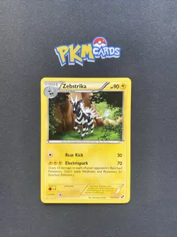 Pokémon TCG Zebstrika Black & White Base Set 43/114 Regular Rare LP. - Image 1