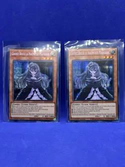 YuGiOh! Ghost Belle & Haunted Mansion MP22-EN258 Prismatic Secret Rare 1st Ed X2 - Image 4