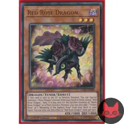 Yugioh Red Rose Dragon LDS2-EN108 Ultra Rare 1st Edition NM - Image 1