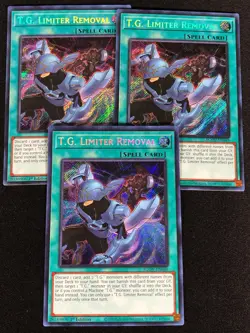 Yugioh T.G. Limiter Removal AGOV-EN049 1ST SECRET X3 (NM) - Image 2