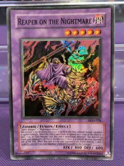 Yugioh Reaper on the Nightmare - PGD-078 - Super Rare Light Play - Image 1
