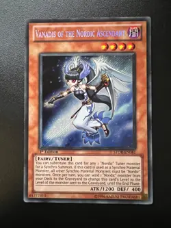 Vanadis of the Nordic Ascendant STOR-EN081 Secret 1st Edition Near Mint Yugioh - Image 3