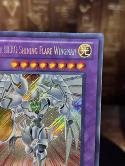 Yugioh! Elemental HERO Shining Flare Wingman Secret Rare 1st LGGX-EN050 NM - Image 9