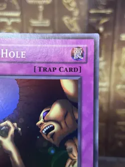 Yugioh Trap Hole 1st Edition LOB-058 NM - Image 3
