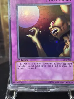 Yugioh Trap Hole 1st Edition LOB-058 NM - Image 4