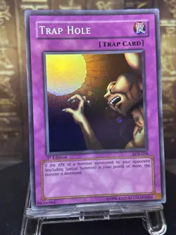 Yugioh Trap Hole 1st Edition LOB-058 NM - Image 5