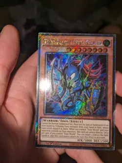 Toon Black Luster Soldier RA03-EN272 Platinum Secret Rare 1st Ed YuGiOh - Image 3