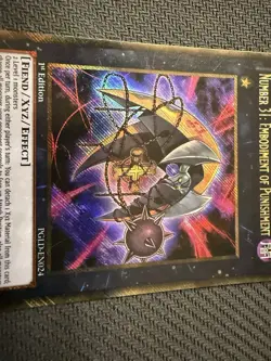 Number 31: Embodiment of Punishment PGLD-EN024 1st Edition Yu-Gi-Oh! - Image 3